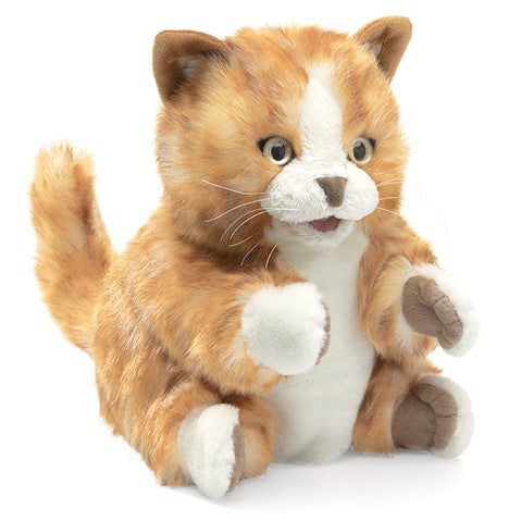 ORANGE TABBY KITTEN-Folkmanis-Kidz Toys