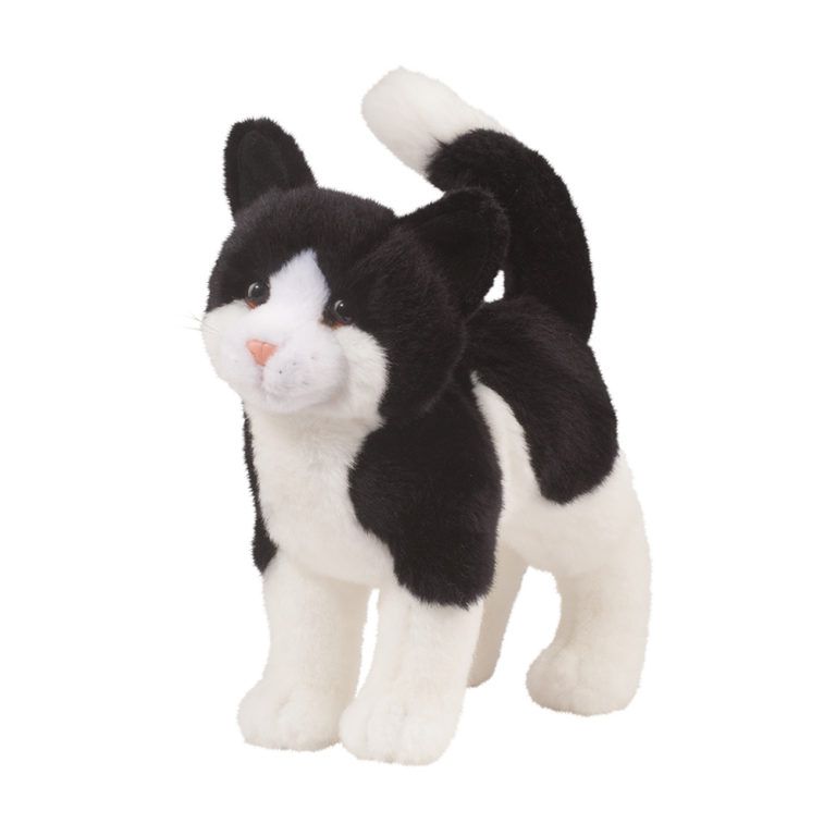 Scooter Black & White Cat-Douglas-Kidz Toys