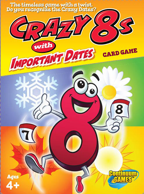 Crazy 8s With Important Dates, Games, Board Games