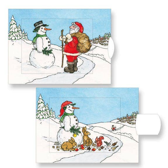 Lebende Karte "Schneehase"-Bärenpresse-Kidz Toys