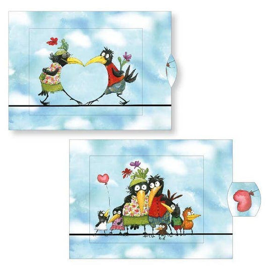 Lebende Karte "Vogelhochzeit"-Bärenpresse-Kidz Toys