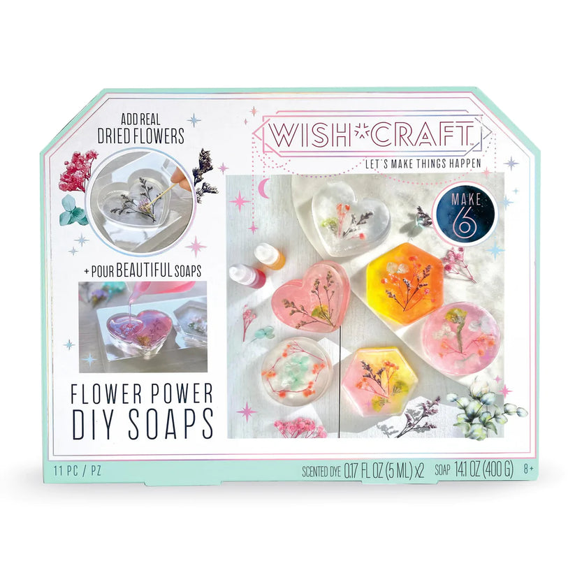 Wish Craft Flower Power DIY Soaps-Bright Stripes-Kidz Toys