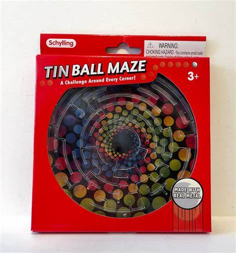 Schylling Tin Ball Maze toy