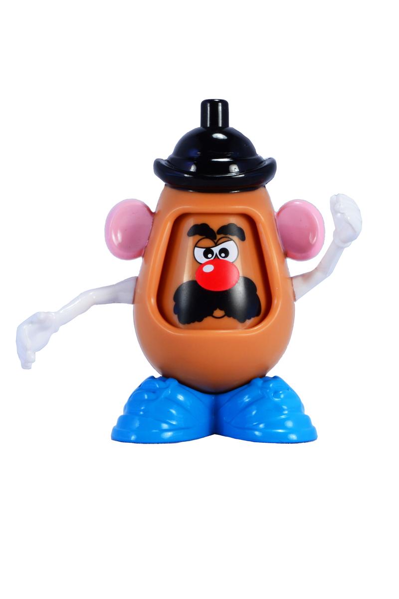 World's Smallest Mr. Potato Head-Toys-Super Impulse USA-World's Smallest Mr. Potato Head From his hilarious role in Toy Story to Hasbro’s ‘SpokesSpud’ to the very first TV advertised toy, Mr. Potato Head is an icon in toys and pop culture. Super Impulse is proud to introduce this superstar tater to its collection of World’s Smallest classic toys. The World’s Smallest Mr. Potato head puts a new ‘spin’ on creating unique Mr. Potato Head faces – push the button on the top of his head to change his face to one