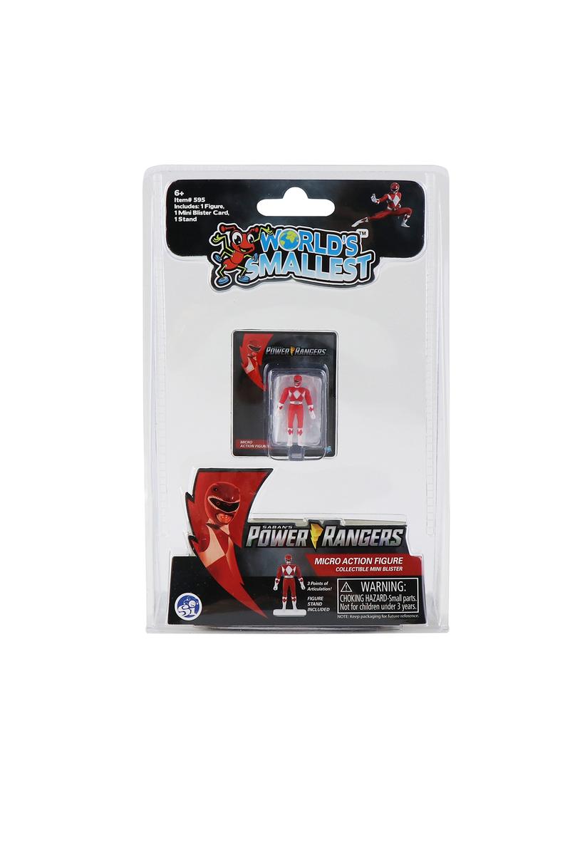 World's Smallest power rangers micro action figure