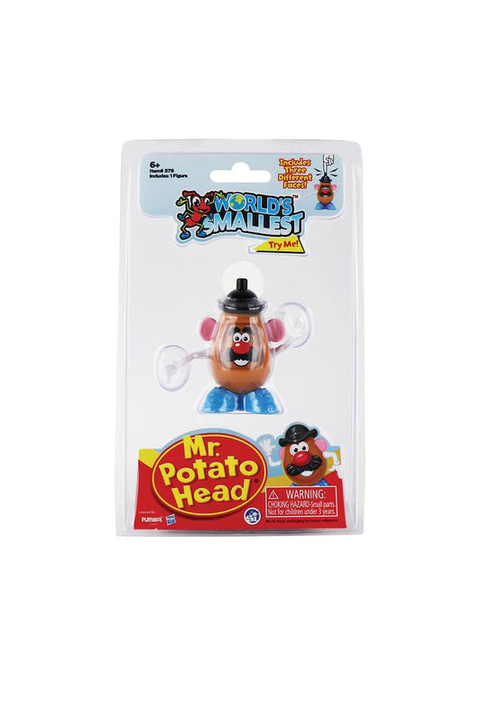 The product image shows the World's Smallest Mr. Potato Head toy packaged on a card.