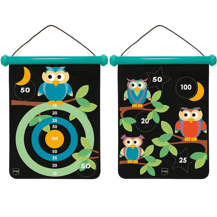 Scratch - Magnetic Darts - Owl (M)-DAM-Kidz Toys
