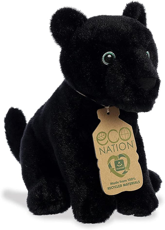 Eco Nation - 9" Panther, Black, Eco Nation, Black Panther