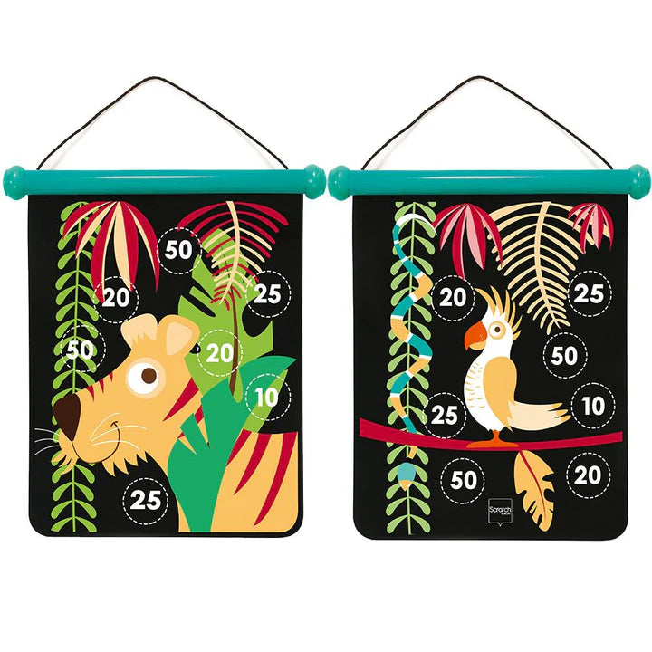Scratch - Magnetic Darts - Tropical Jungle (M)-DAM-Kidz Toys