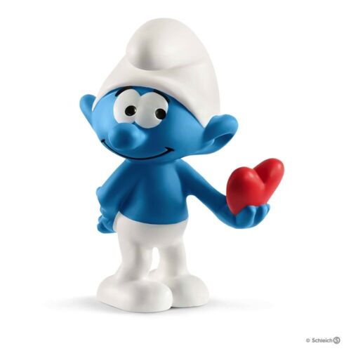 Schleich Smurf with Heart-Schleich-Kidz Toys