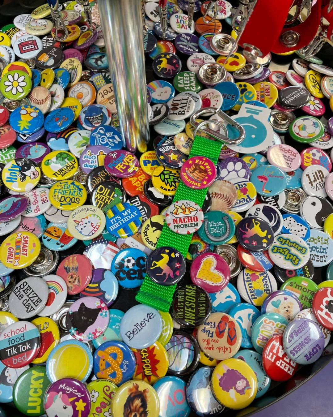 Chatty Snaps, Chatty Snap Pins, Pins