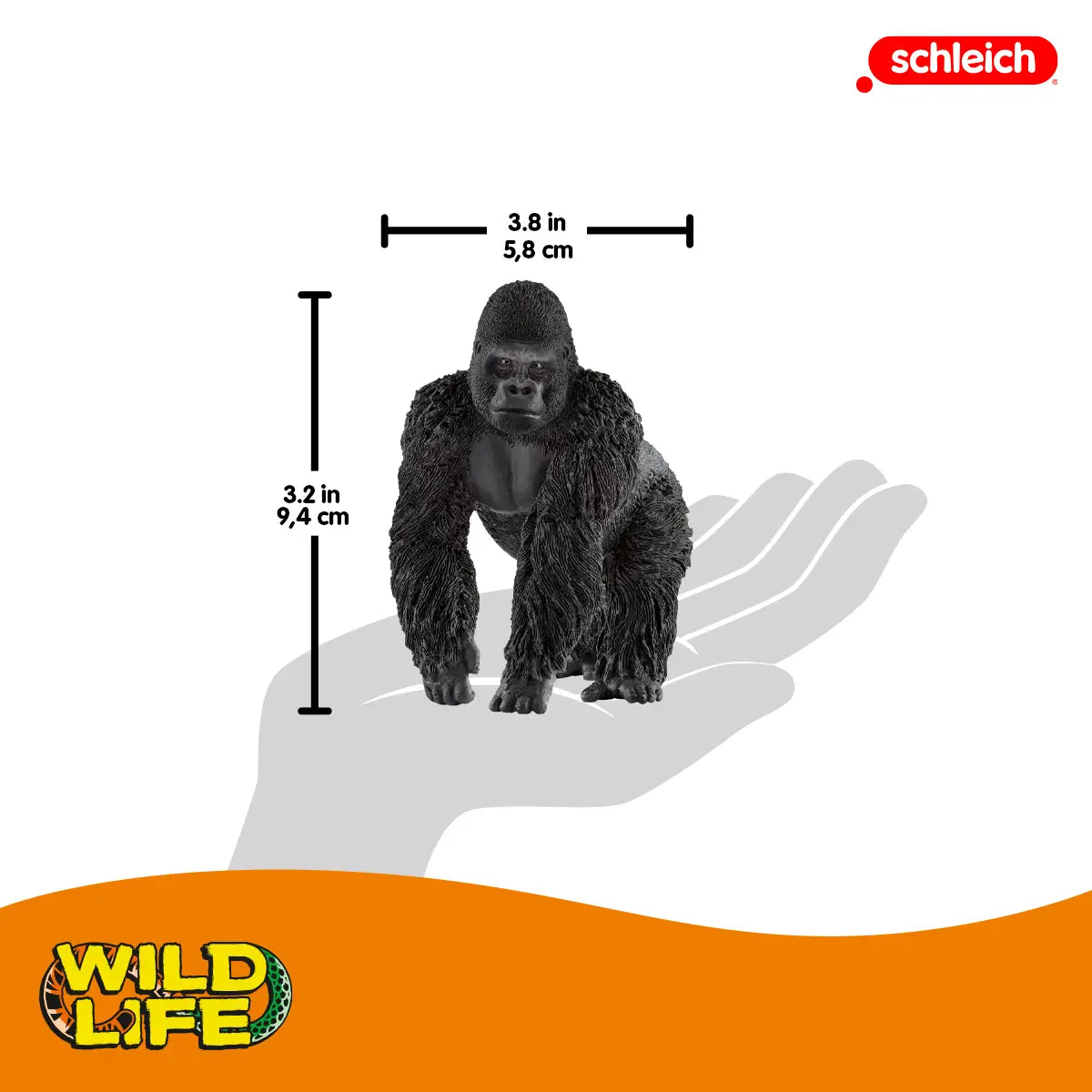 Gorilla Male Jungle Animal Toy