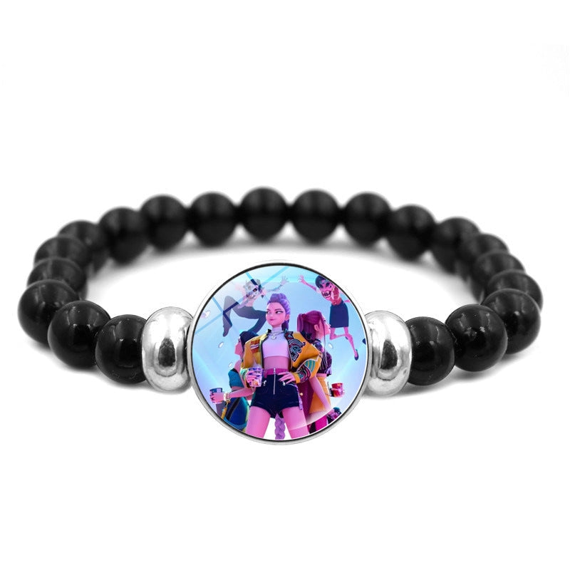 K-Pop Demon Hunters Beaded Bracelet Colorful