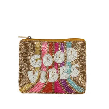 Ladies Fully Beaded Theme Coin Purse