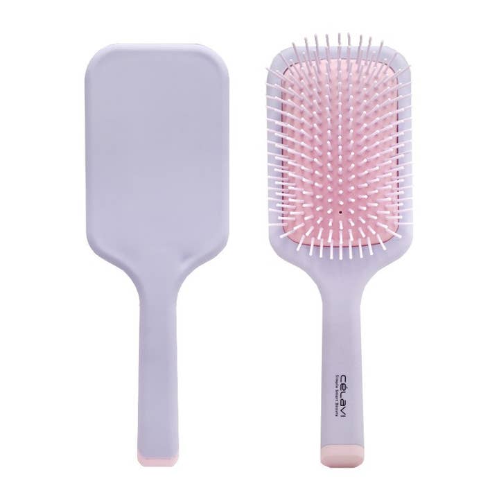 Pure Shimmer Purple Paddle Hair Brush, Girls Hair Brush, Hair Brush