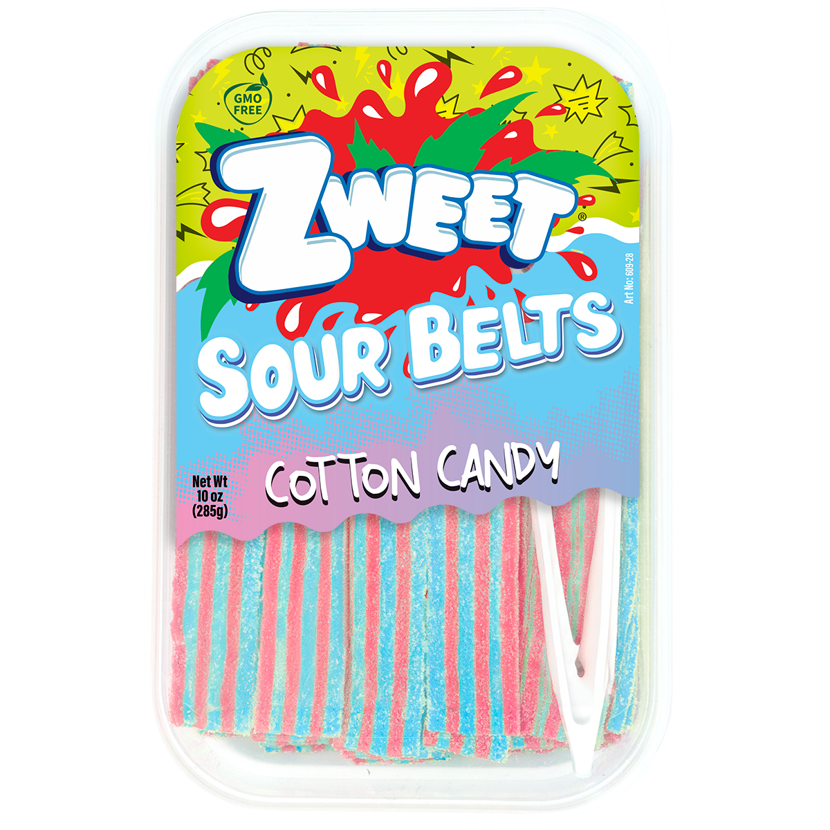 Sour Cotton Candy Belts