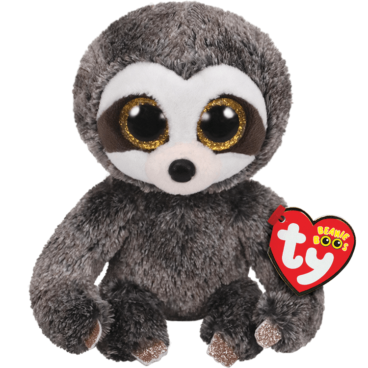 Ty Beanie Boos™ Dangler Gray Sloth, Regular