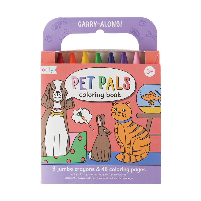 Carry Along Coloring Book Set - Pet Pals