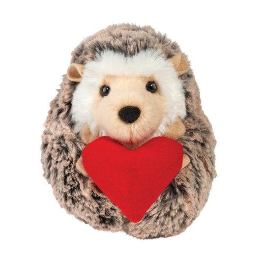 Spunky HEDGEHOG Valentine  w/heart