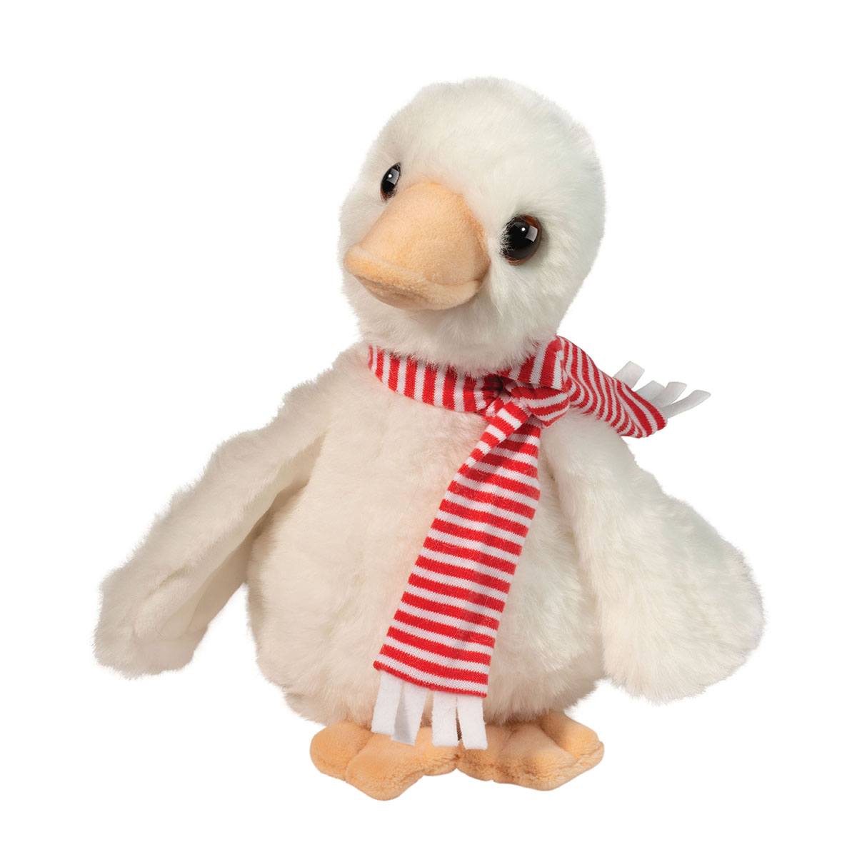 Mini Gussie Soft Goose with Scarf