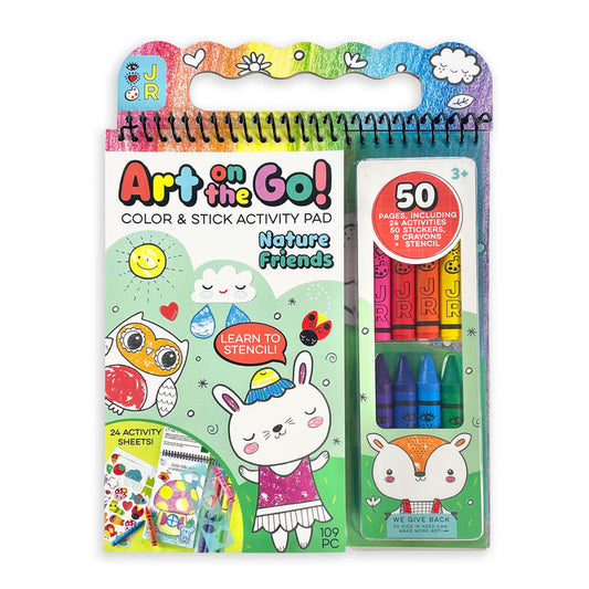Art on the Go! Nature Friends-Bright Stripes-Kidz Toys