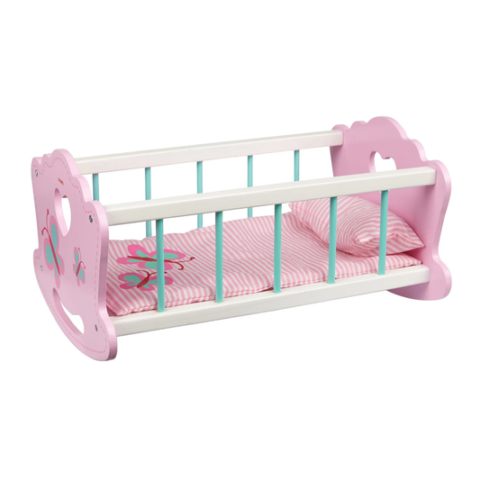 Toysters baby doll crib with pillow