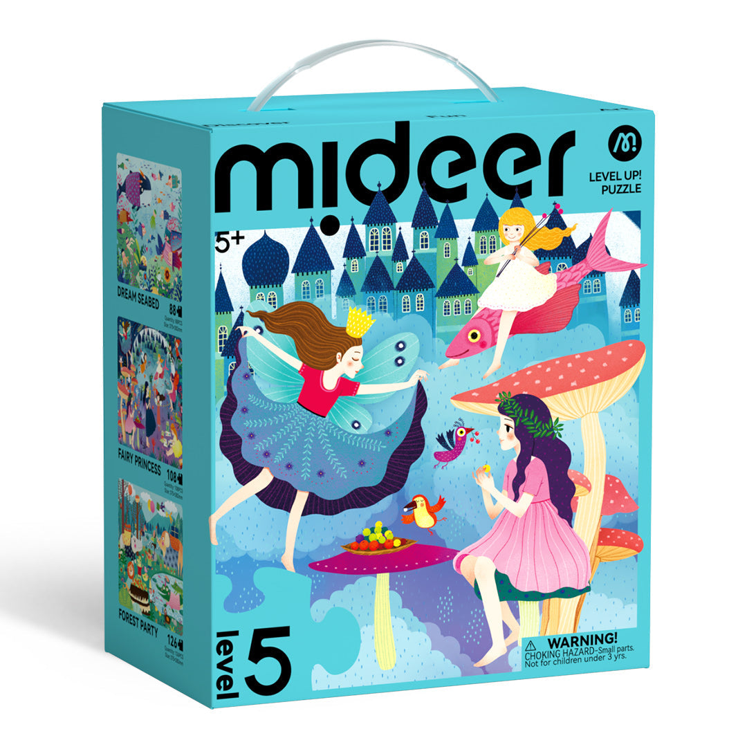 Mideer Level Up! Puzzles with storage bag- Level 5: Fantasy