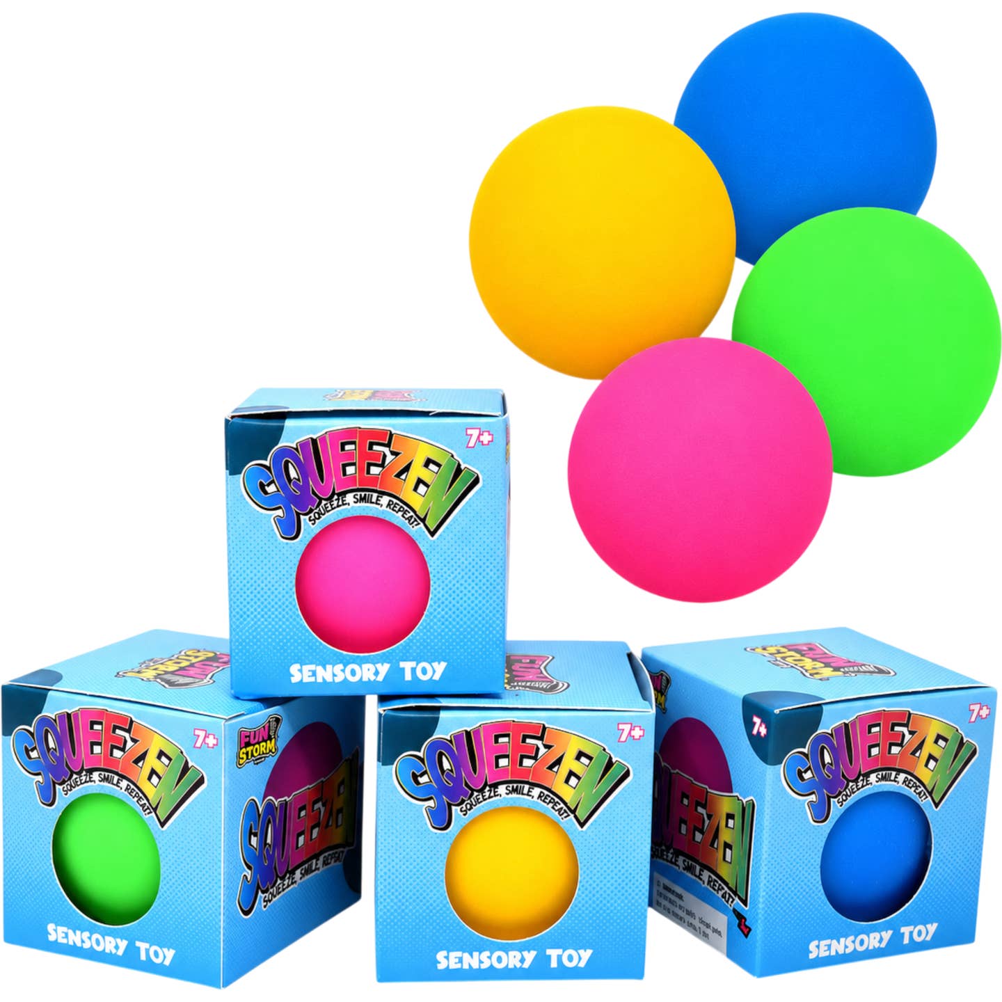 Fun storm squeeze ball