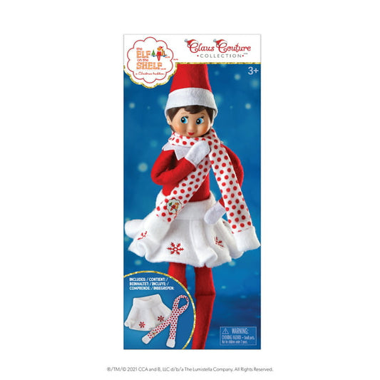 Claus Couture® Snowflake Skirt & Scarf, Elf on the Shelf, Accessories