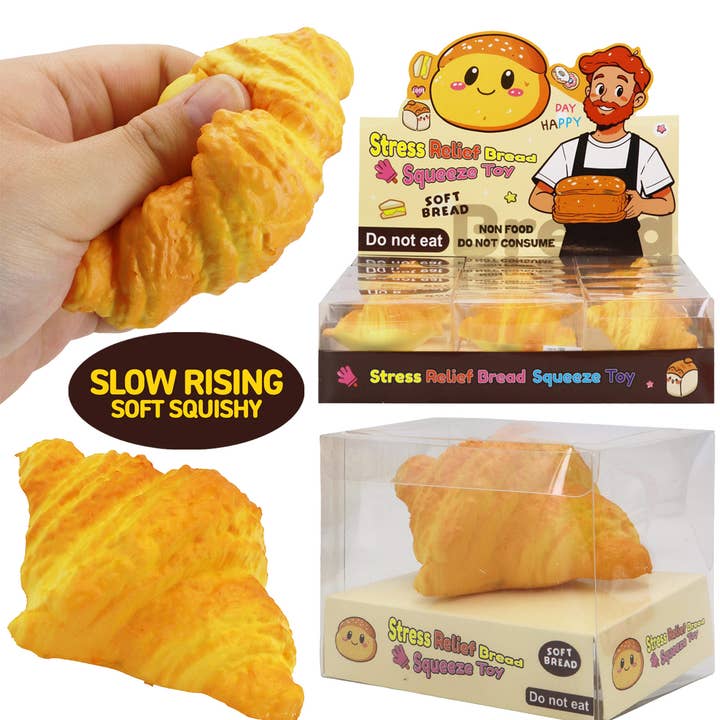 Croissant Pastry Bread Slow Rising Foam Squishy
