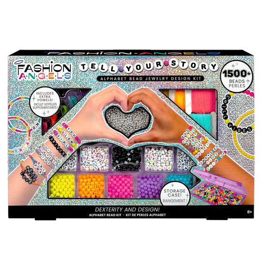 Tell Your Story Alphabet Bead Set -1500+beads, Bracelet Kit, Beaded Bracelets