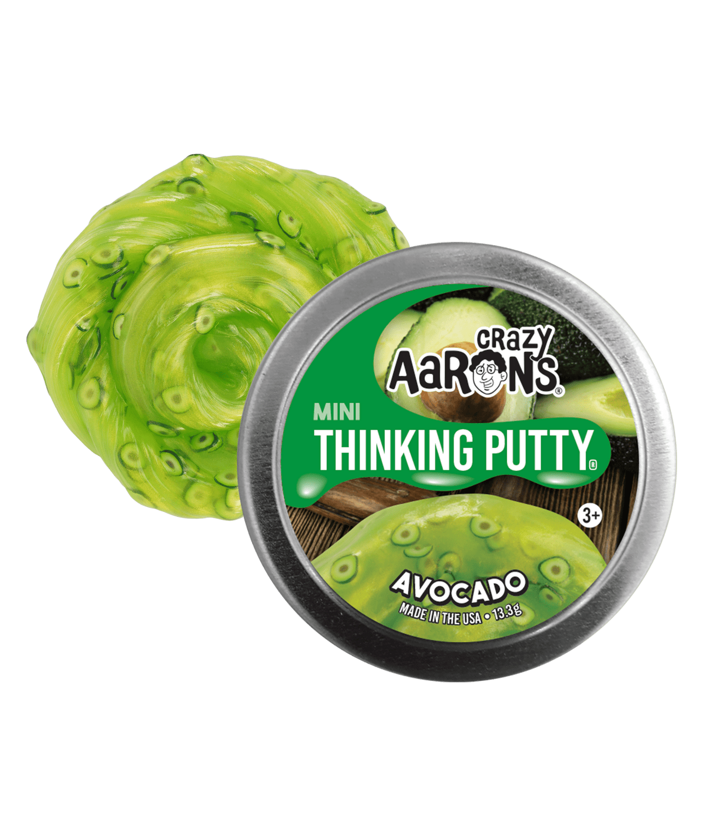 Crazy Aaron Mini Thinking Putty Avocado