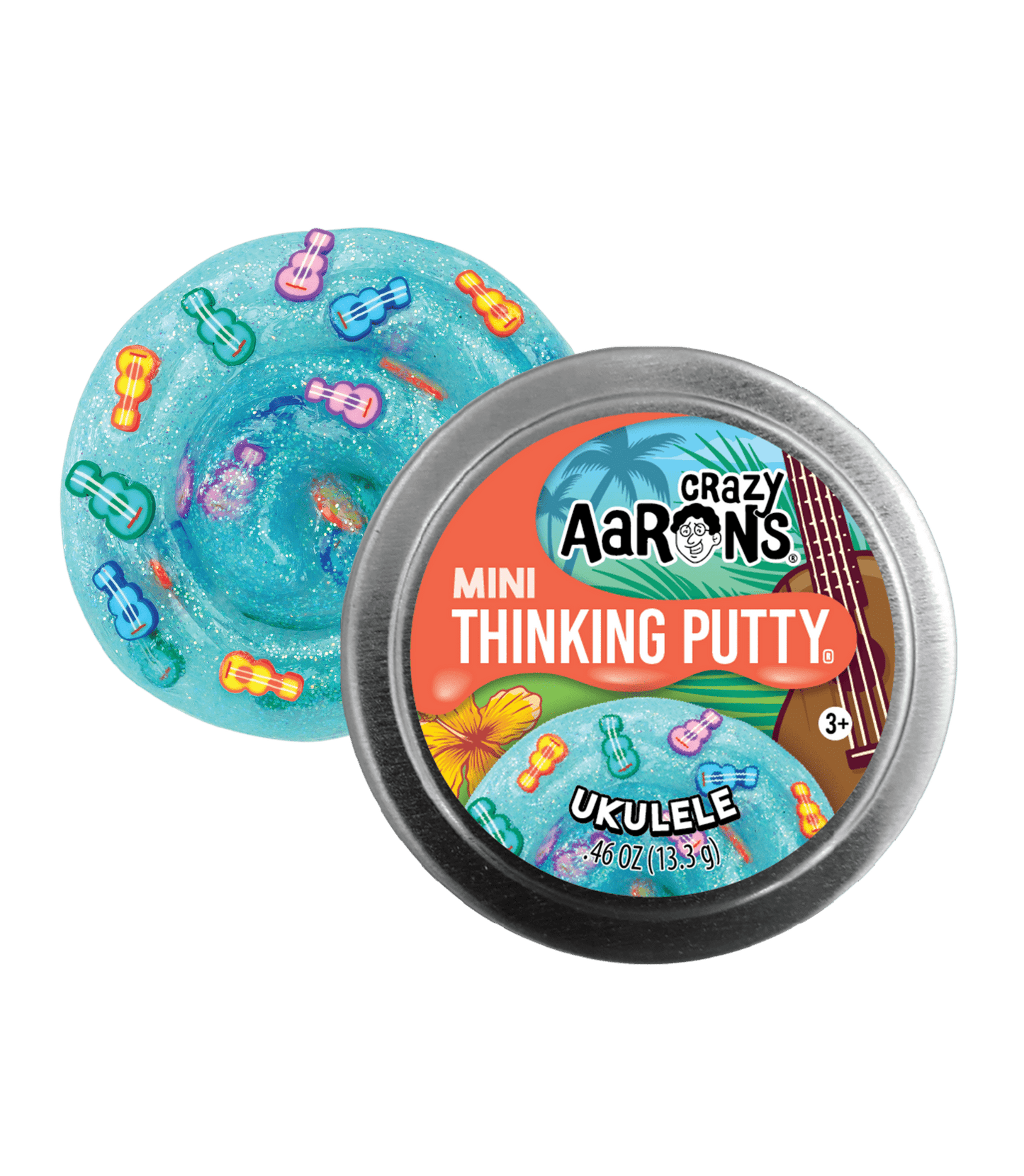 Ukulele Mini Thinking Putty Crazy Aarons