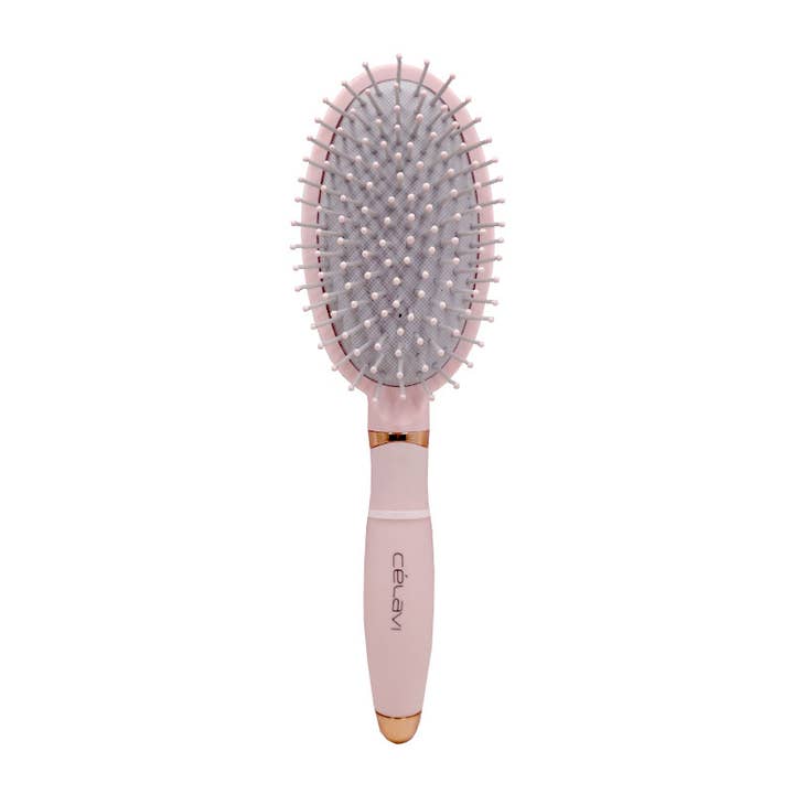 Pink Round Glam Paddle Brush, Hair Brush, Girls Hair Brush