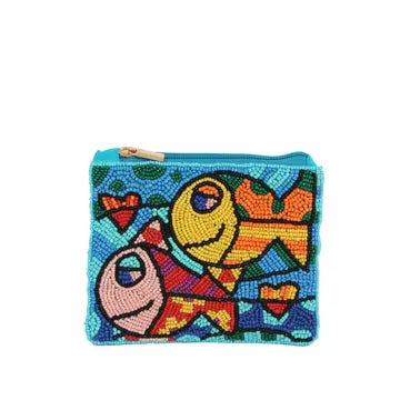 Ladies Fully Beaded Theme Coin Purse