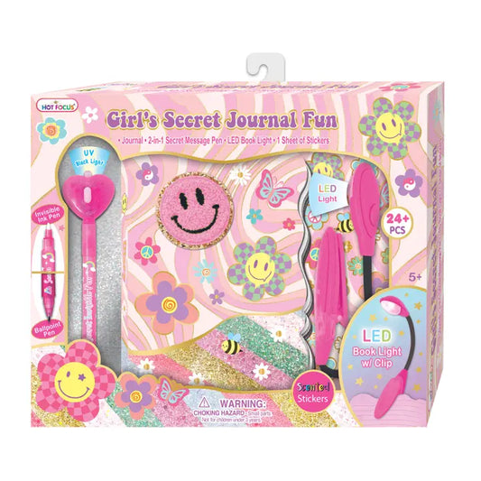 Girl's Secret Journal Fun, Groovy Flower