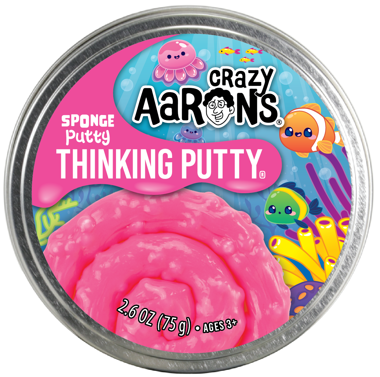 Crazy Aarons thinking putty sponge putty