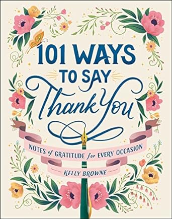 101 ways to say thank you