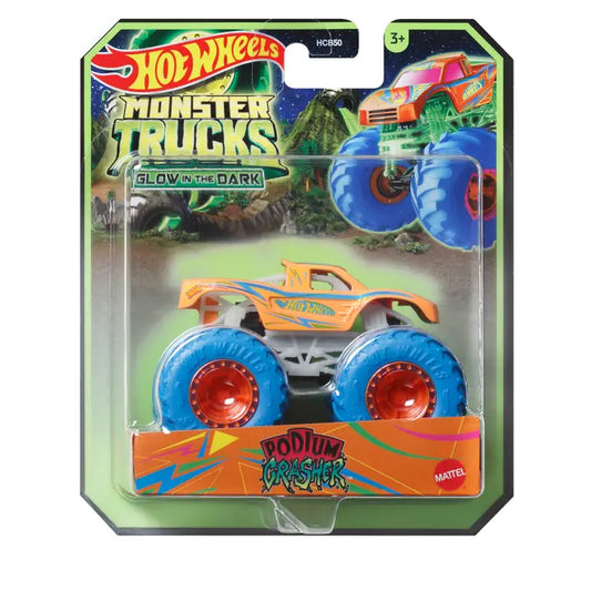 Mattel Hot Wheels Glow in the Dark Monster Trucks