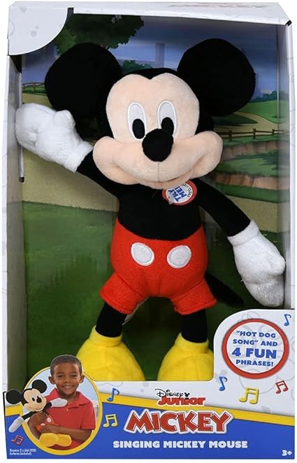 Mickey Disney ‘Hot Dog Song”  12” Singing Plush