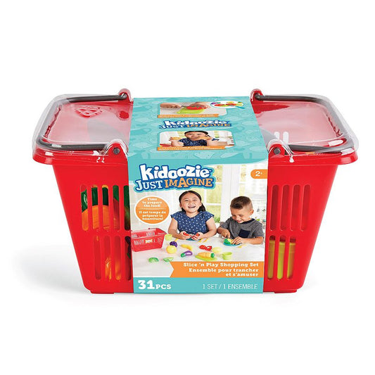 Slice 'N Play Fruits & Vegetables Shopping Set-Epoch-Kidz Toys