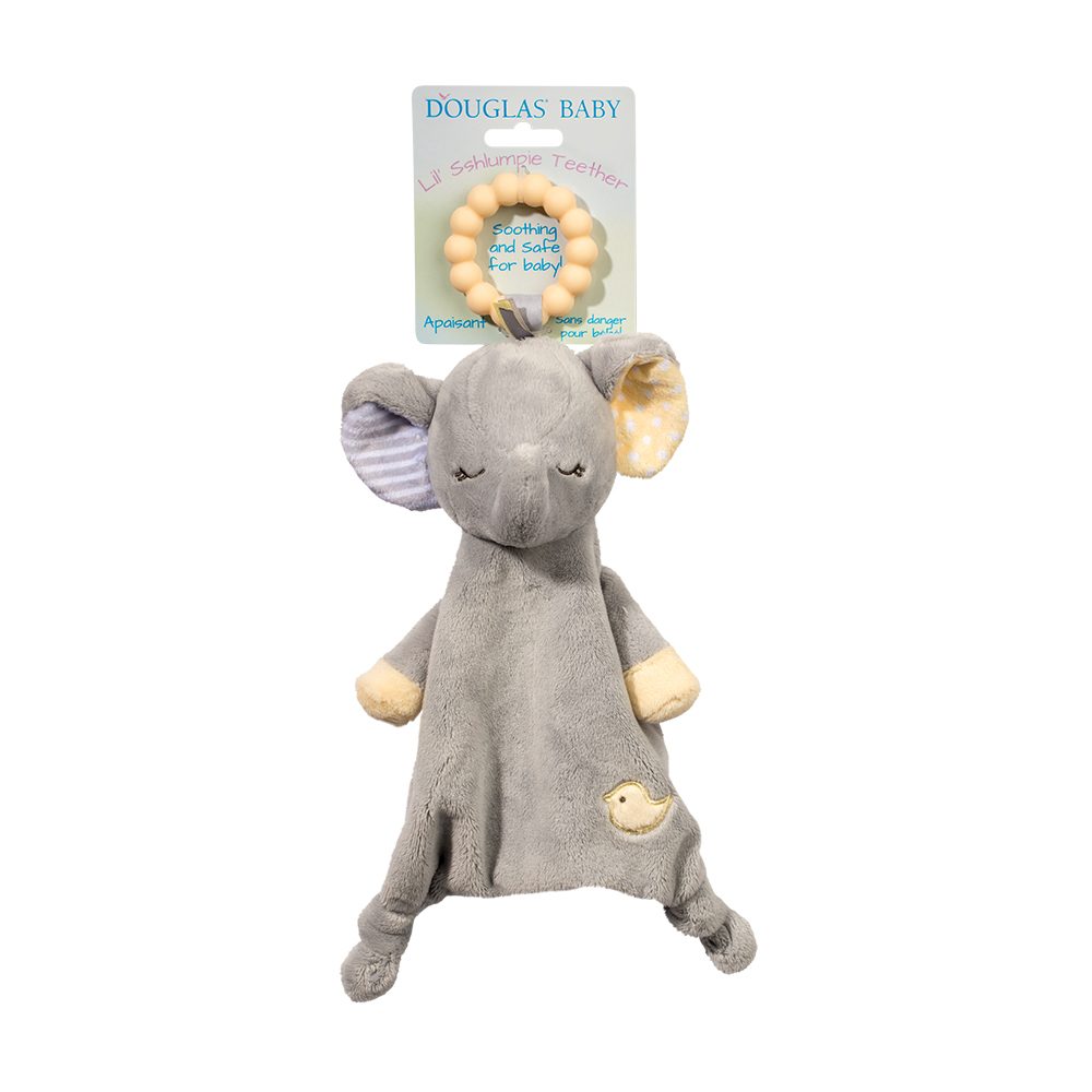 Joey Gray Elephant Teether