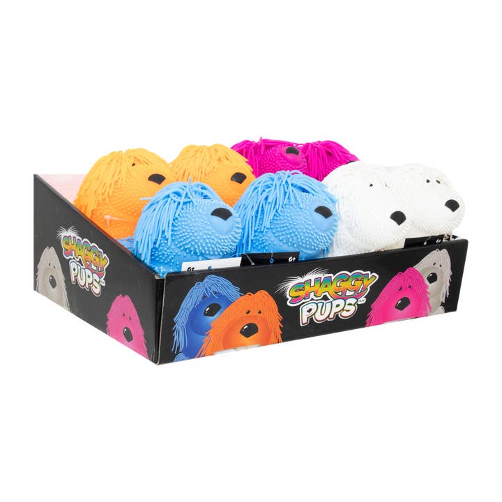 shaggy pups, squishy pups, sensory toy