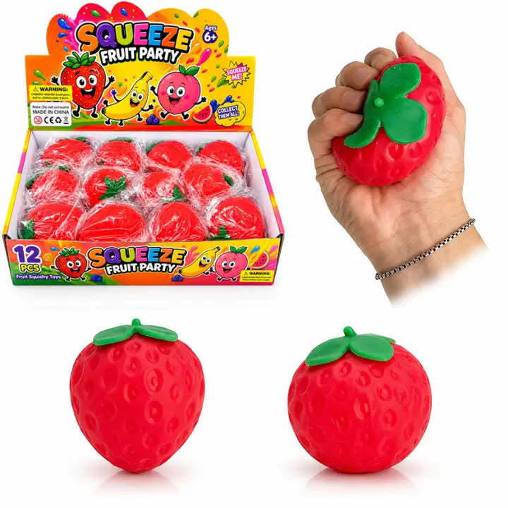 Strawberry dough ball