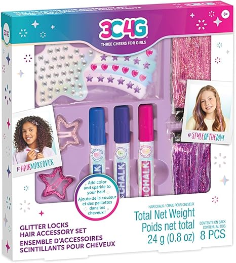 Make It Real Imagination Land Glitter Locks Hair Accessories Set