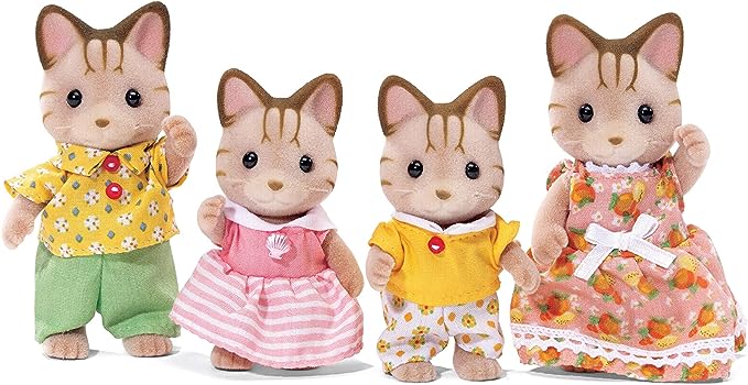 Calico Critter Sandy Cat Family-Epoch-Kidz Toys