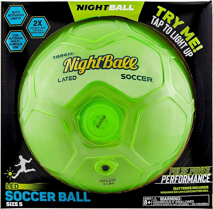 Tangle® NightBall® Soccer - Green