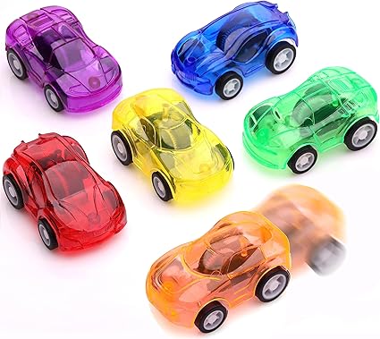 Pull-Back Speedster Mini Race Cars Play Set  Case