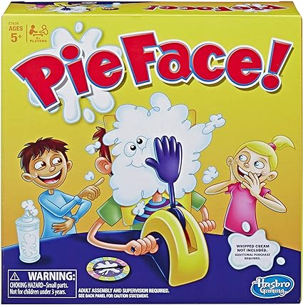 Pie Face Game Whipped Cream