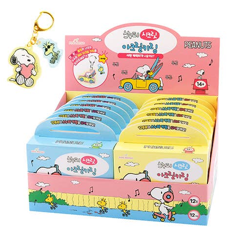 Snoopy Secret Double Acrylic Keyring Random Box